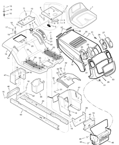 Part Location Diagram of 1111013 Toro Spindle Assembly